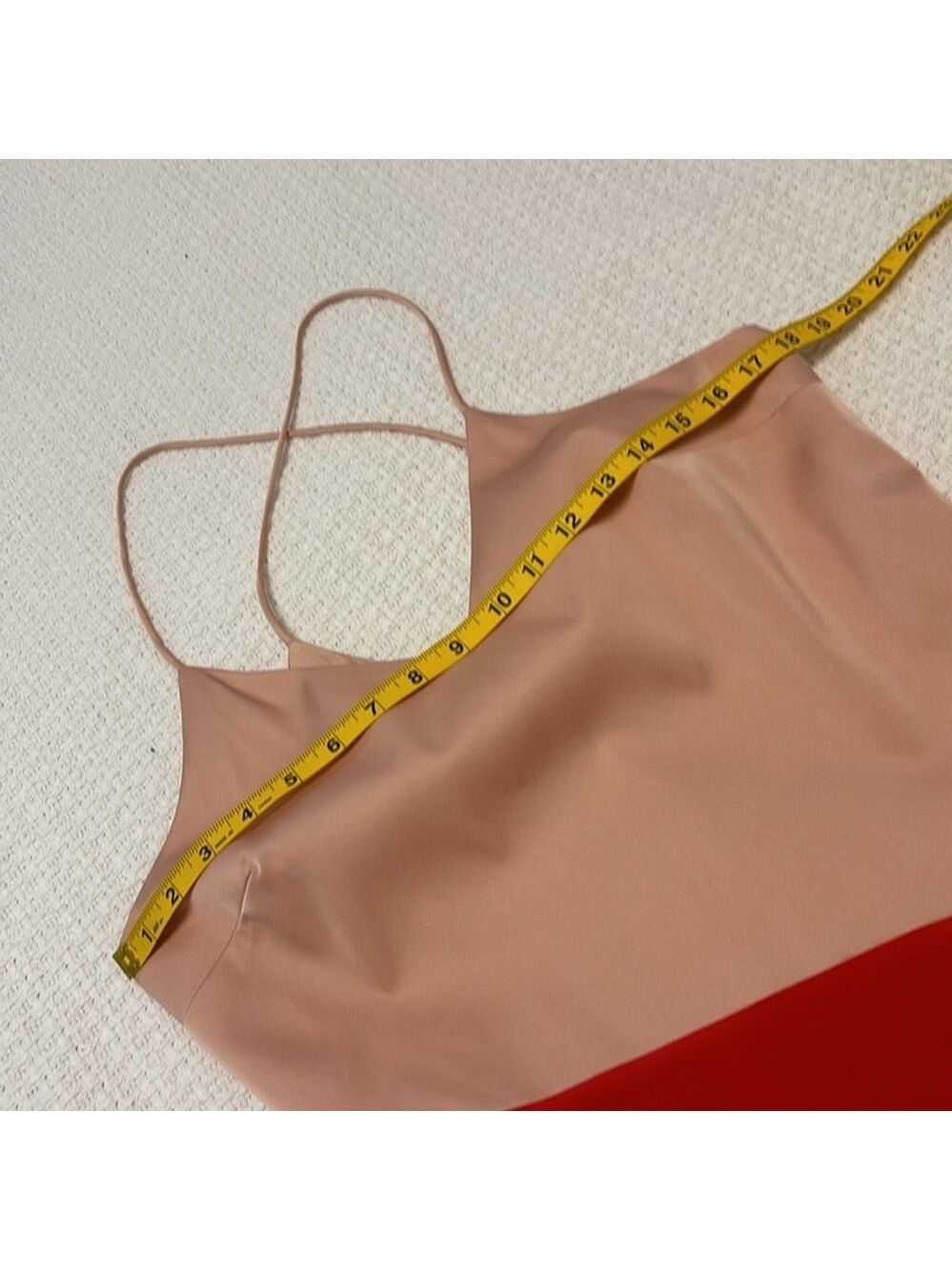 CUSHNIE X Target satin dress sleeveless lined pleated skirt pink red size 12 NEW - Picture 8 of 12